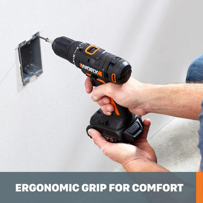 WX108L 20V 1/2" Cordless Drill Driver Power Share - (Batteries & Charger Included)