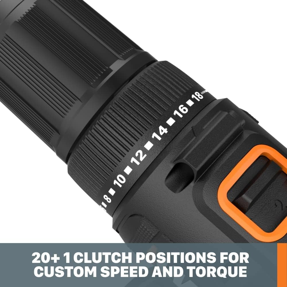 WX108L 20V 1/2" Cordless Drill Driver Power Share - (Batteries & Charger Included)