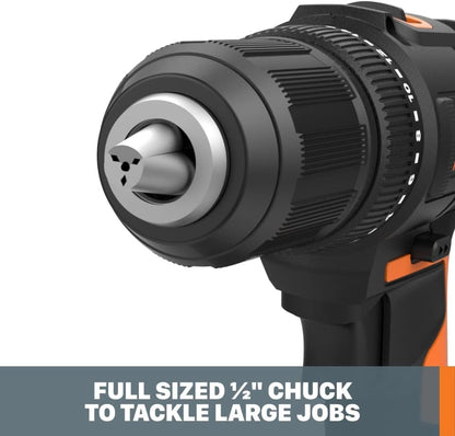 WX108L 20V 1/2" Cordless Drill Driver Power Share - (Batteries & Charger Included)