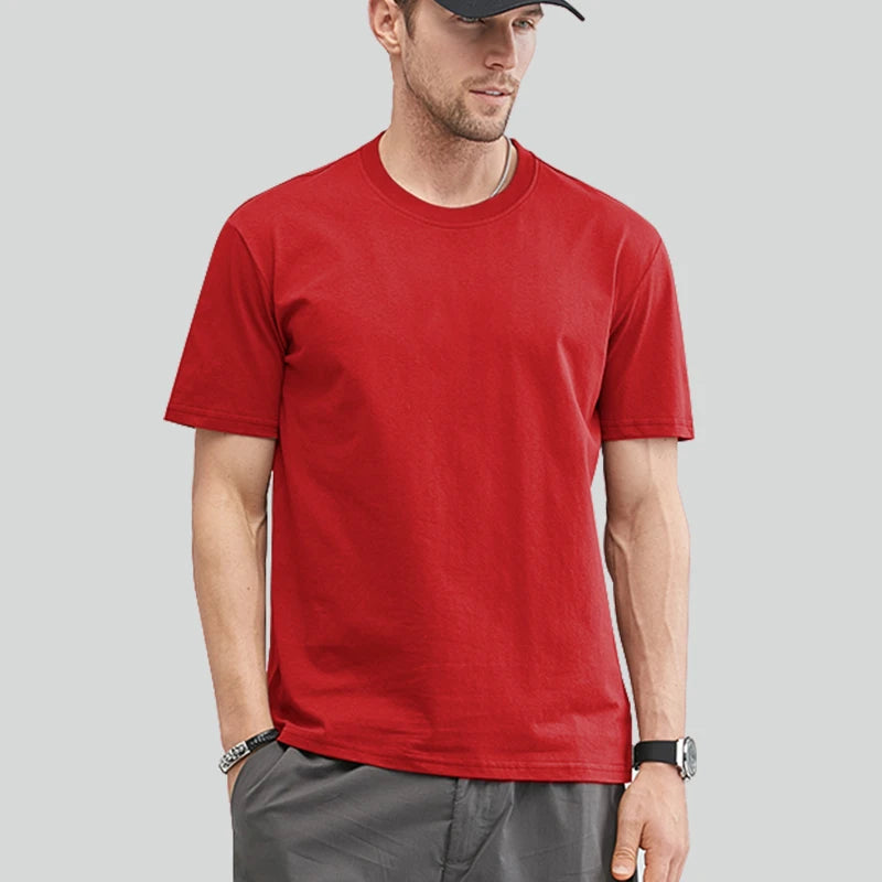 Free Ship T-Shirts Men Women Summer Cotton Male Tshirt Casual Short Sleeves Tee Shirt Female Basic Plain Tops Oversized S-5XL