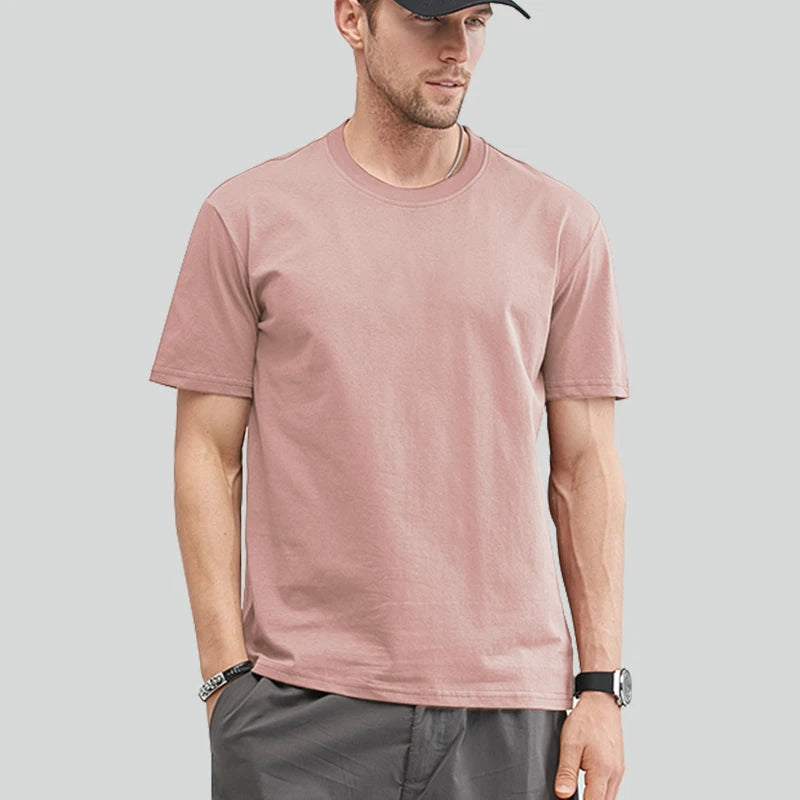 Free Ship T-Shirts Men Women Summer Cotton Male Tshirt Casual Short Sleeves Tee Shirt Female Basic Plain Tops Oversized S-5XL