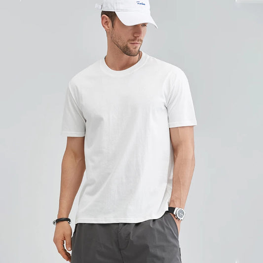 Free Ship T-Shirts Men Women Summer Cotton Male Tshirt Casual Short Sleeves Tee Shirt Female Basic Plain Tops Oversized S-5XL