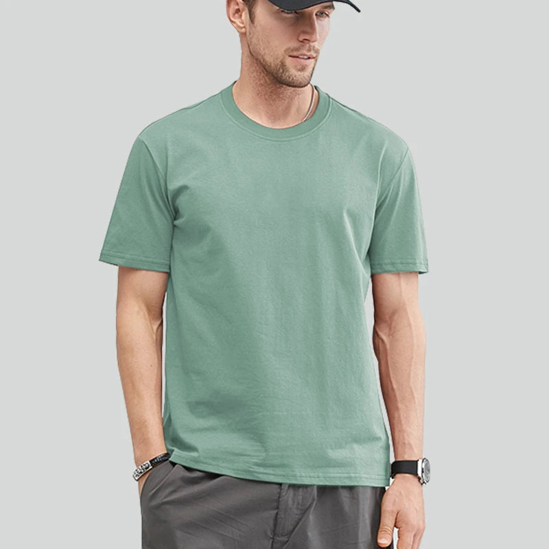 Free Ship T-Shirts Men Women Summer Cotton Male Tshirt Casual Short Sleeves Tee Shirt Female Basic Plain Tops Oversized S-5XL